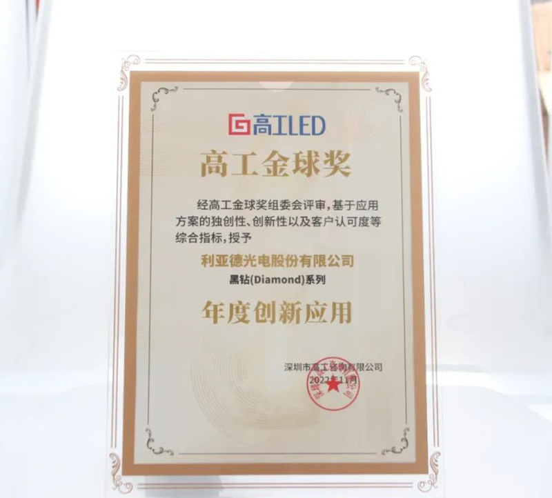 利亞德榮膺金球獎“年度創(chuàng)新應用獎”