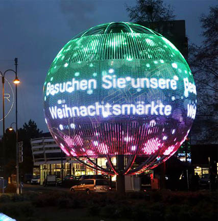 德國勒沃庫森儲蓄銀行LED軟屏項目