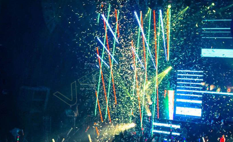 美國好萊塢戶外DJ秀 LED共形屏iDot-P30項目