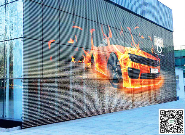 五種常見(jiàn)的玻璃幕墻LED顯示屏安裝方式