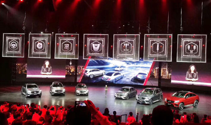 上海車展發(fā)布會 LED透明屏vClear-7.8